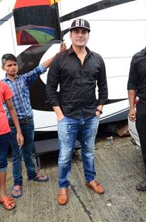 Arbaaz Khan at Mahurat of 'Tera Intezaar'