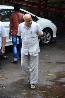 Funeral of Rajat Barjatya