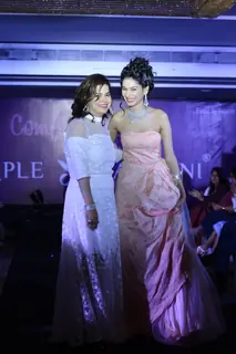 Aneri Vajani walks for designer Dimple Raghani