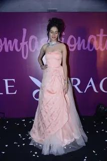 Aneri Vajani walks for designer Dimple Raghani