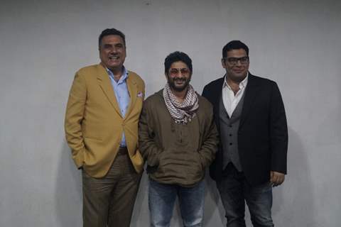 Boman Irani, Arshad Warsi and Kayoze Irani Promotes 'THE LEGEND OF MICHAEL MISHRA'