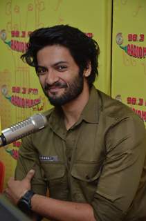 Ali Fazal Promotes 'Happy Bhag Jayegi' at Radio Mirchi studio