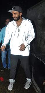 Ranveer Singh snapped in anti-pap jacket