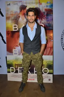 Sidharth Malhotra at the special screening of trailor of 'Bar Bar Dekho'