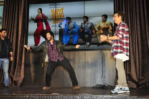 Jimmy Shergill and Ali Fazal at Launch of 'Happy Bhag Jayegi'