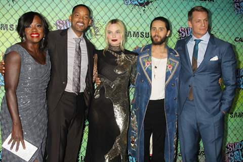 Cast at Premiere of 'Suicide Squad' at NY