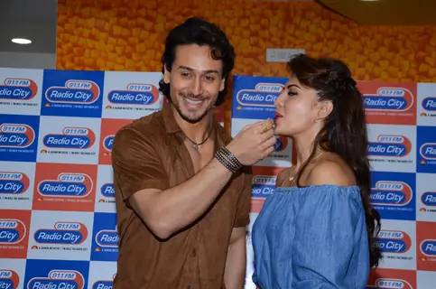 Tiger Shroff and Jacqueline Fernandes Promotes 'A Flying Jatt' at Radio City
