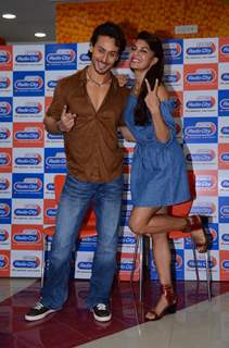 Tiger Shroff and Jacqueline Fernandes Promotes 'A Flying Jatt' at Radio City