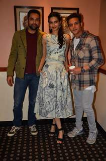 Abhay Deol, Diana Penty and Jimmy Shergill promotes Happy Bhag Jayegi!