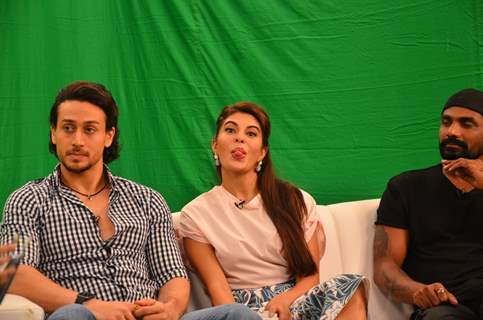 Jacqueline Fernandes, Remo Dsouza and Tiger Shroff Promotes 'A Flying Jatt'