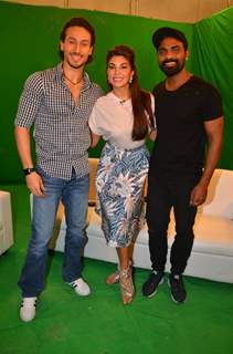 Jacqueline Fernandes, Remo Dsouza and Tiger Shroff Promotes 'A Flying Jatt'