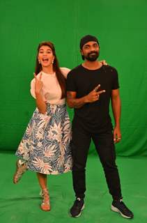 Remo Dsouza and Jacqueline Fernandes Promotes 'A Flying Jatt'