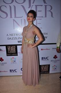 Sanaa Khan at The Ssja Silver Nite Fashion Show