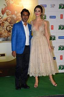 Amy Jackson and Nawazuddin Siddiqui at Trailer launch of 'Freaky Ali'