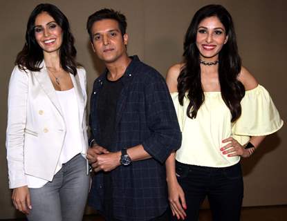 Actors Jimmy Shergill, Pooja Chopra and Bruna Abdullah at Launch of film 'Yea Toh Two Much Ho Gayaa'