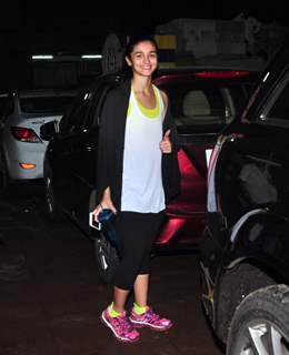 Alia Bhatt at Rehersals of Dream Team tour 2016