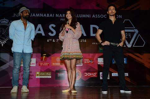 Celebs Promote 'A Flying Jatt' at Jamnabai's Cascade festival