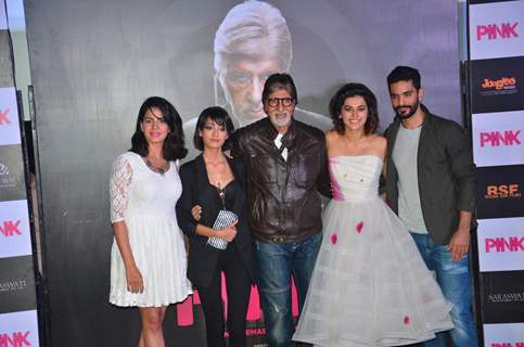 Cast at Trailer launch of movie 'Pink'