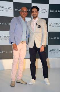 Narendra Kumar and Ayushmann Khurrana Promotes Arrow Smart Shirt