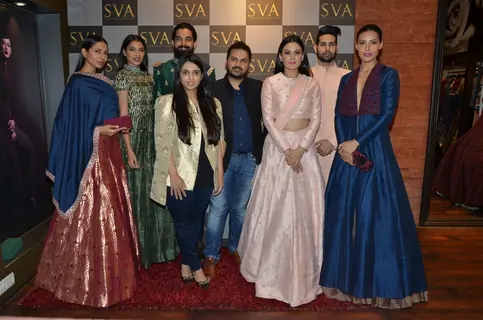 Models at SVA Autumn Winter collection launch