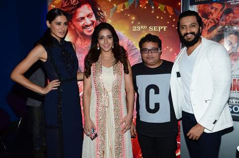 Cast at Trailer launch of movie 'Banjo'
