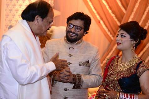 Venkaiah Naidu at Babul Supriyo's wedding