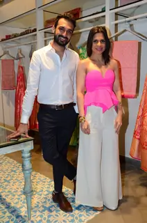 Sameer Junaidi at Kashish Infiore store for Shruti Sancheti preview