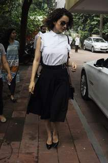 Kangana Ranaut snapped leaving Recording Studio