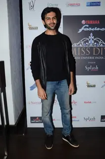 Kartik Aaryan at Launch of Yamaha Fascino Miss Diva 2016