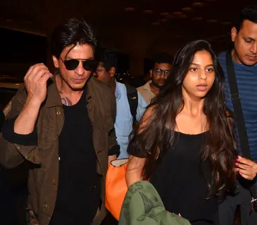 Shah Rukh Khan and Suhana Khan snapped