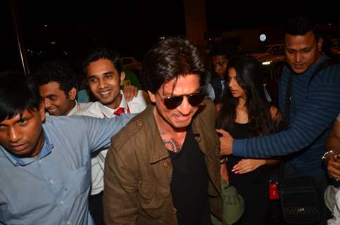 Shah Rukh Khan and Suhana Khan snapped