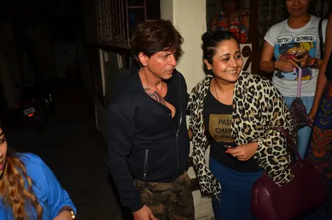 Shah Rukh Khan snapped at recording studio