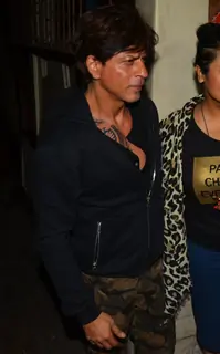 Shah Rukh Khan snapped at recording studio
