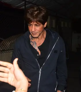 Shah Rukh Khan snapped at recording studio