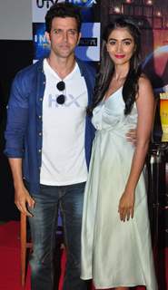 Hrithik Roshan and Pooja Hegde Promotes of Mohenjo daro at INOX