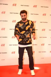 Ranbir Kapoor at Launch of Hennes and Mauritz store in Mumbai