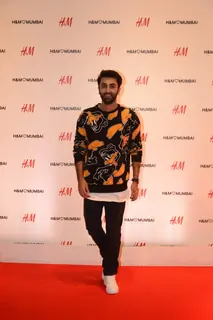 Ranbir Kapoor at Launch of Hennes and Mauritz store in Mumbai