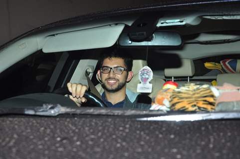 Aditya Thackeray at Screening of 'Rustom' at Sunny Super Sound