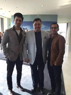 Fawad Khan,Rishi Kapoor and Shakun Batra at Melbourne film Festival