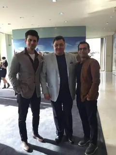 Fawad Khan,Rishi Kapoor and Shakun Batra at Melbourne film Festival