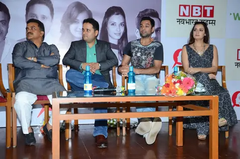Congress Min. Sanjay Nirupam, Abhay Deol & Dia Mirza at Nabharat Times Event