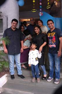 Vidya Balan and Siddharth Roy Kapur  Snapped with Family at Olives Restaurant