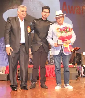 Raaman Khuranaa, Siddhant Kapoor and Annu Kapoor  at 'PUNJABI GLOBAL ASSOCIATION' Event