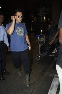 Aamir Khan Snapped at Airport