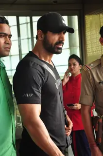 John Abraham snapped at Airport
