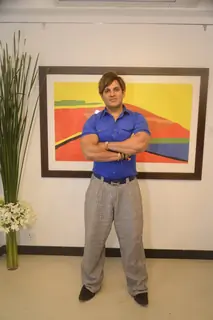 Yash Birla at Dilip De's art event