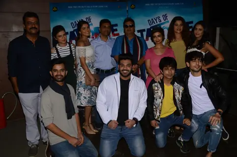 Subhash Ghai, Rashmi Sharma along with cast at Trailer launch of 'Days of Tafree'