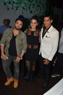 Karanvir Bohra and Manasi Scott at Manasi Scott's Album Launch