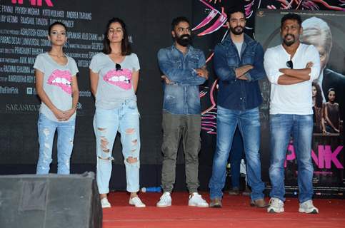 Cast at Promotion of movie 'Pink' at Umang Fest in NM College