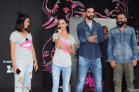 Cast at Promotion of movie 'Pink' at Umang Fest in NM College